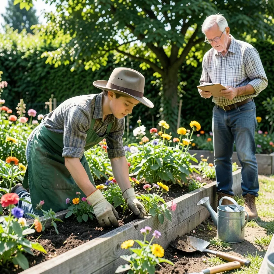 Gartenarbeit, die Spaß macht.