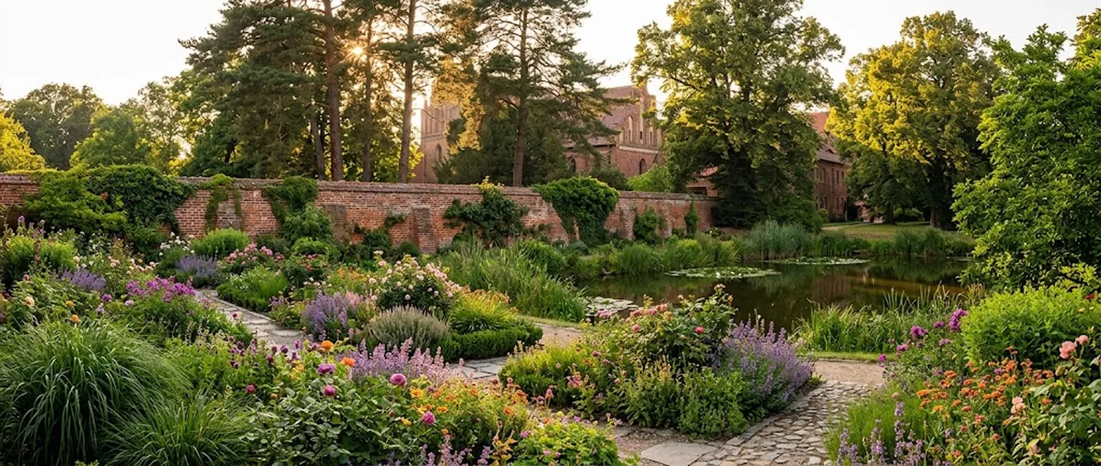 Gartenpflege in Kloster Lehnin - zwischen Klostergemäuer, Klostersee und Kiefernheide.